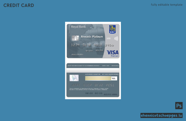 Beispielvorschau der Barbados Royal Bank Visa Platinum Card